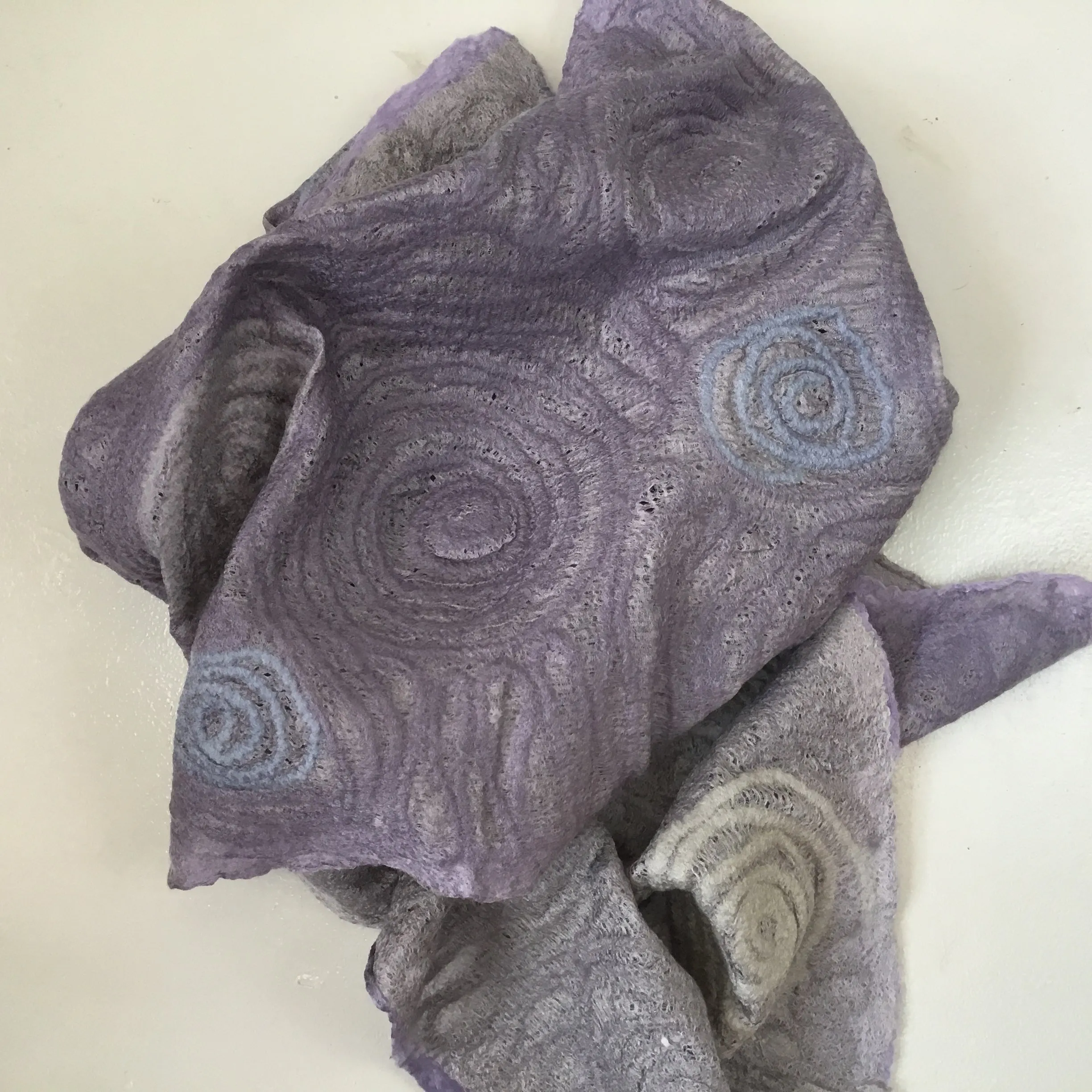 Spiral Shawl - Violet