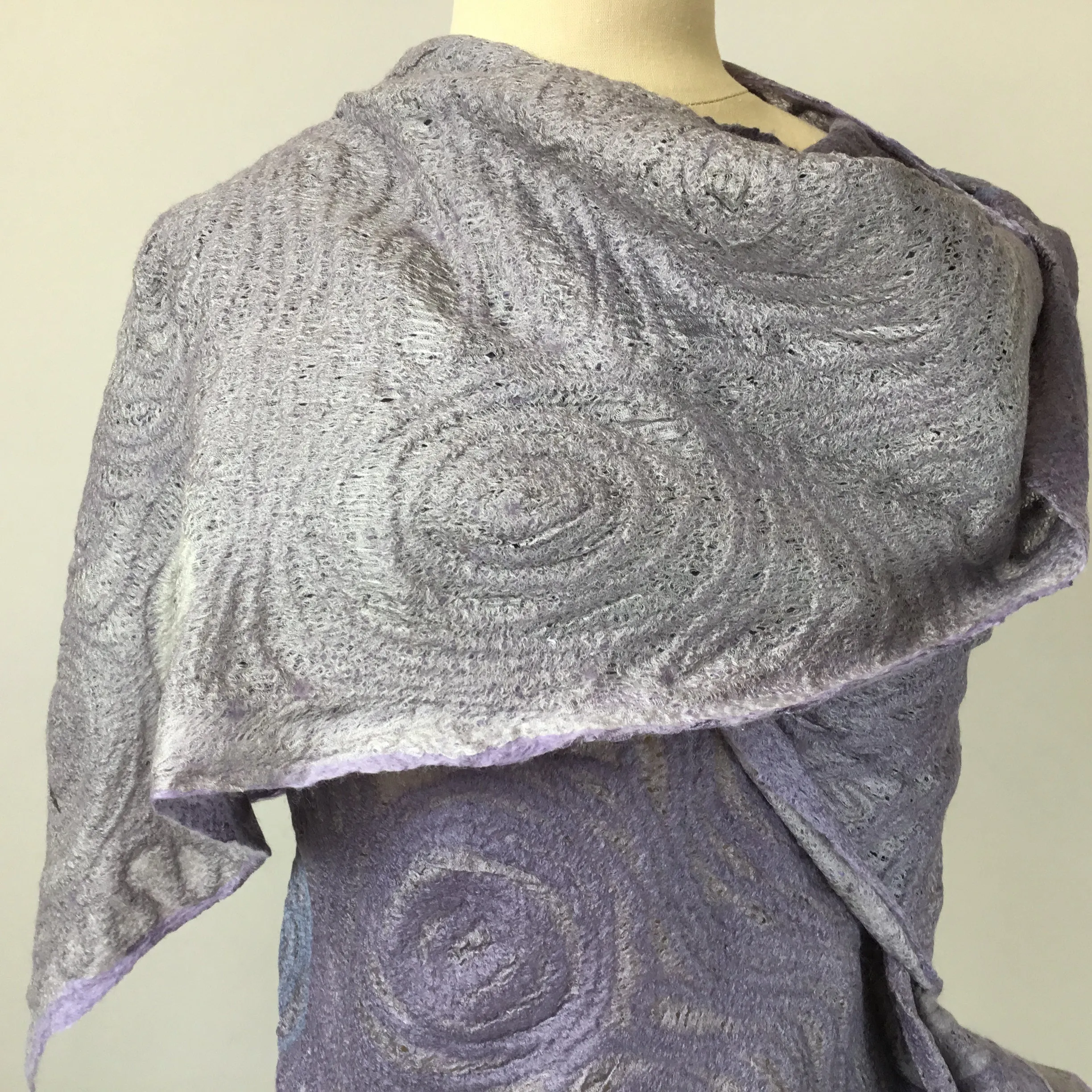 Spiral Shawl - Violet