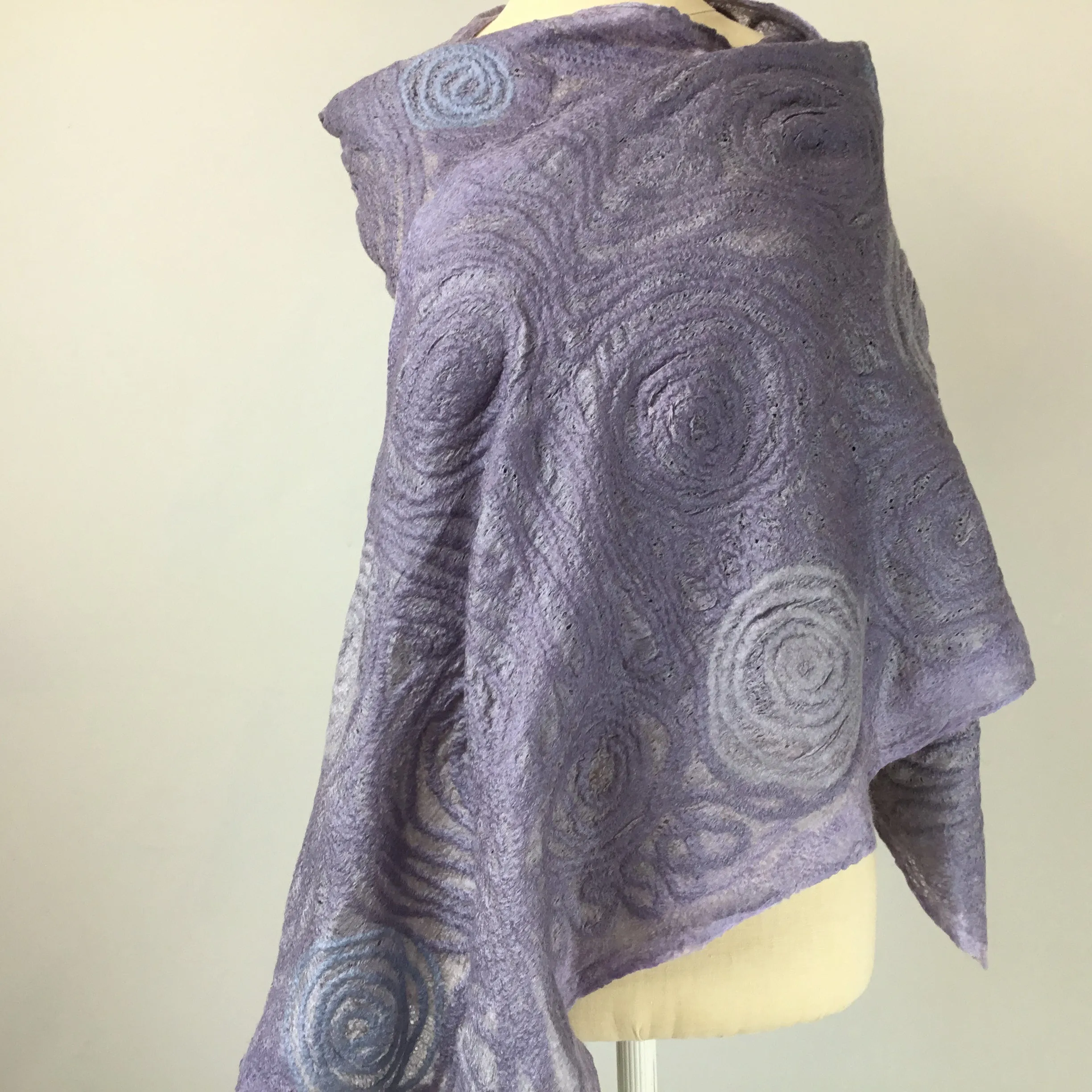 Spiral Shawl - Violet