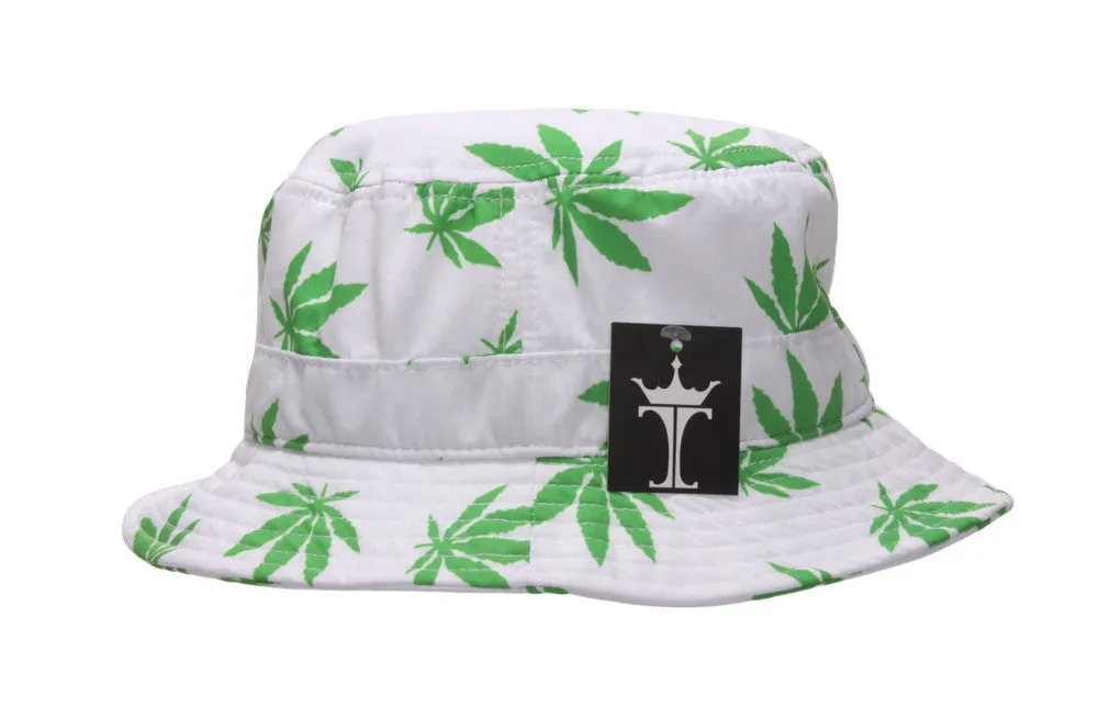 TopHeadwear Weed Bucket Hats