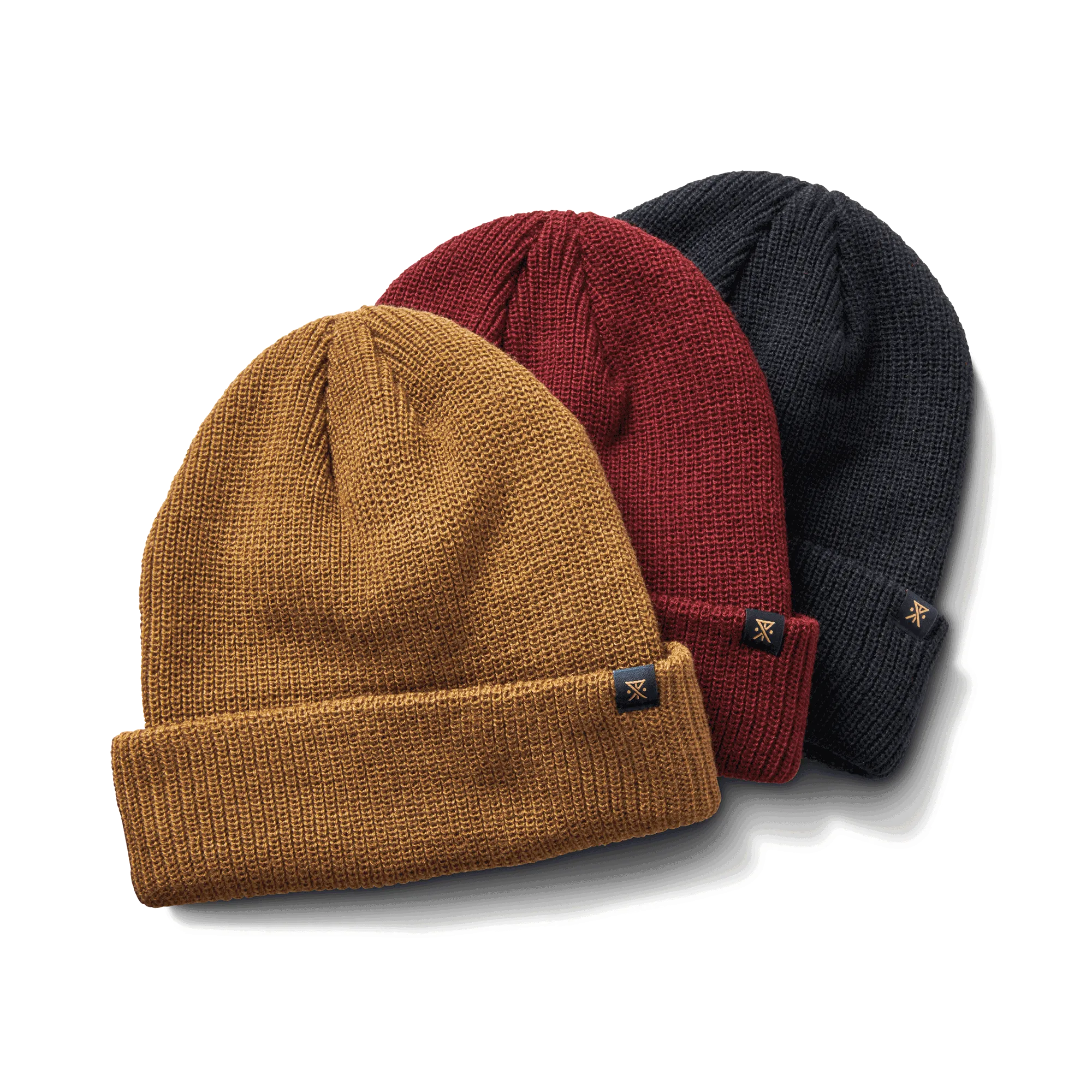 Turks 3-pack Beanie - Navy, Burgundy and Brown