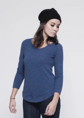 Waffle Cashmere Sweater