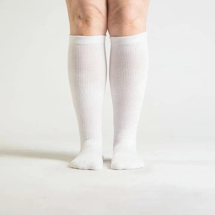 White Compression Socks Bundle 3-Pack