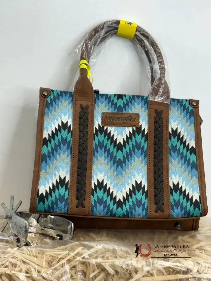 WRANGLER BLUE AZTEC BAG