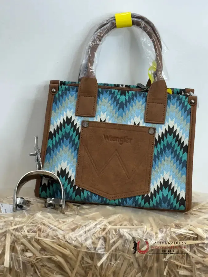 WRANGLER BLUE AZTEC BAG