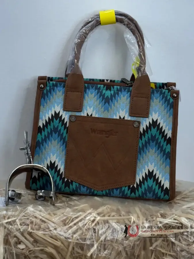 WRANGLER BLUE AZTEC BAG